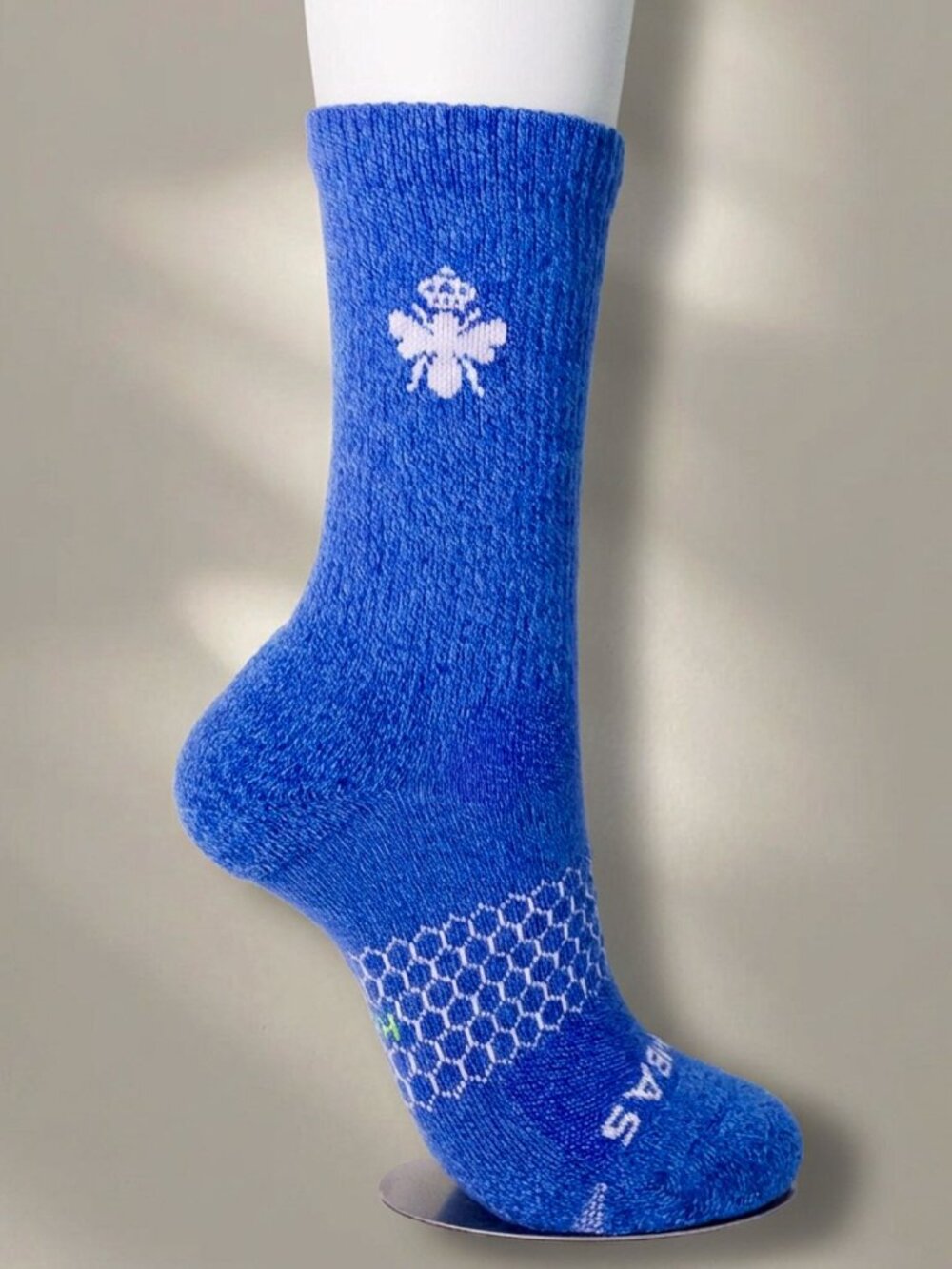 Bombas Calf Socks Blue Sock Size L